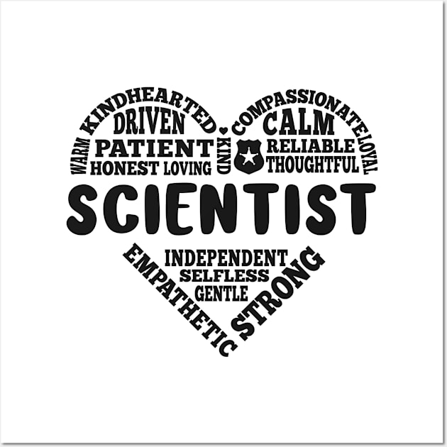 Scientist love Wall Art by SerenityByAlex